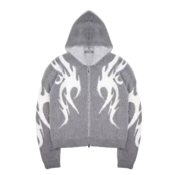 mohair hoodie